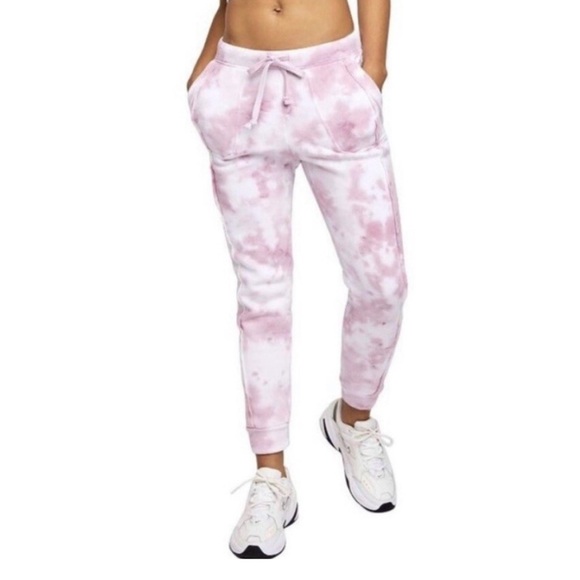 FP Movement by Free People Work it out Pink Tie-Dye Joggers Sz Med - Picture 9 of 9